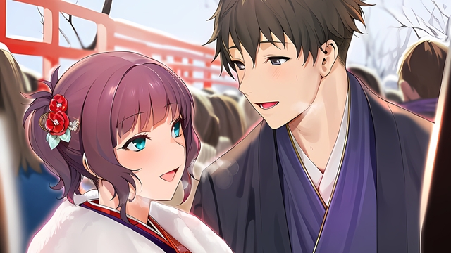 SHORT STORY image New Year's Shrine Visit #1